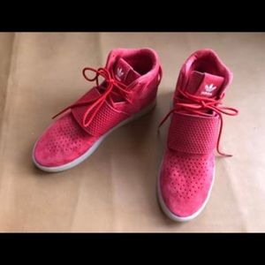 Adidas Red High Tops